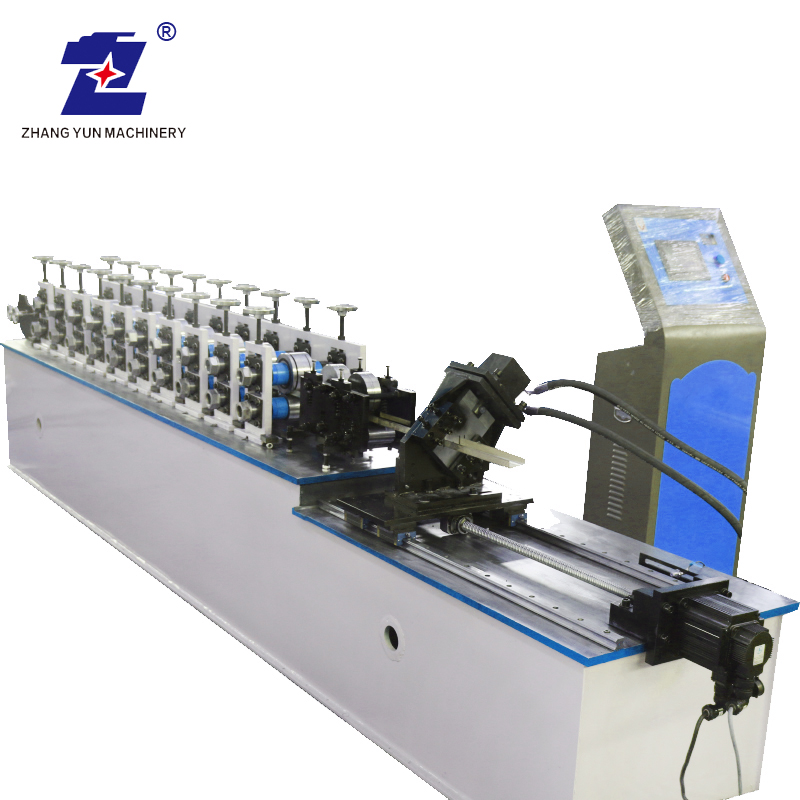 Macchine per la formatura di laminazione a rack di stoccaggio a cambio rapido con dispositivo di punzonatura
